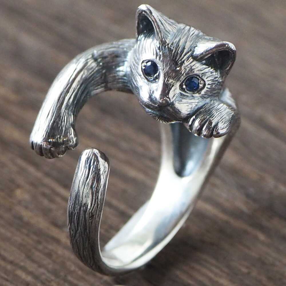 楽天市場】【2色の瞳から選べます】naturama(ナチュラマ) 猫 リング