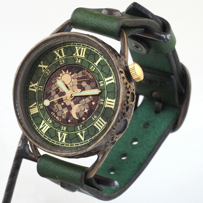 楽天市場】KINO(キノ) 手作り 腕時計 チェンジワールド SUN＆MOON