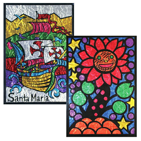 楽天市場】工作キット ステンドグラス工作キット タックステンド