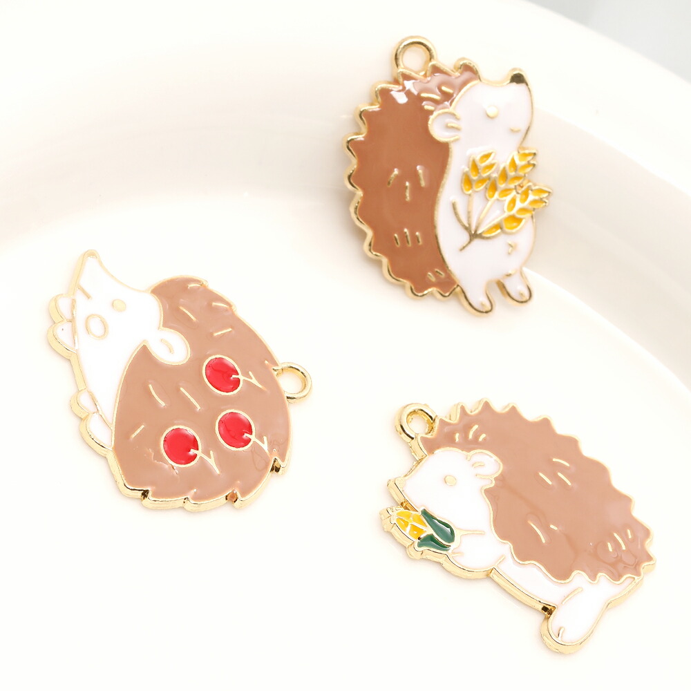 楽天市場】即日発送！かわいいハリネズミモチーフチャーム