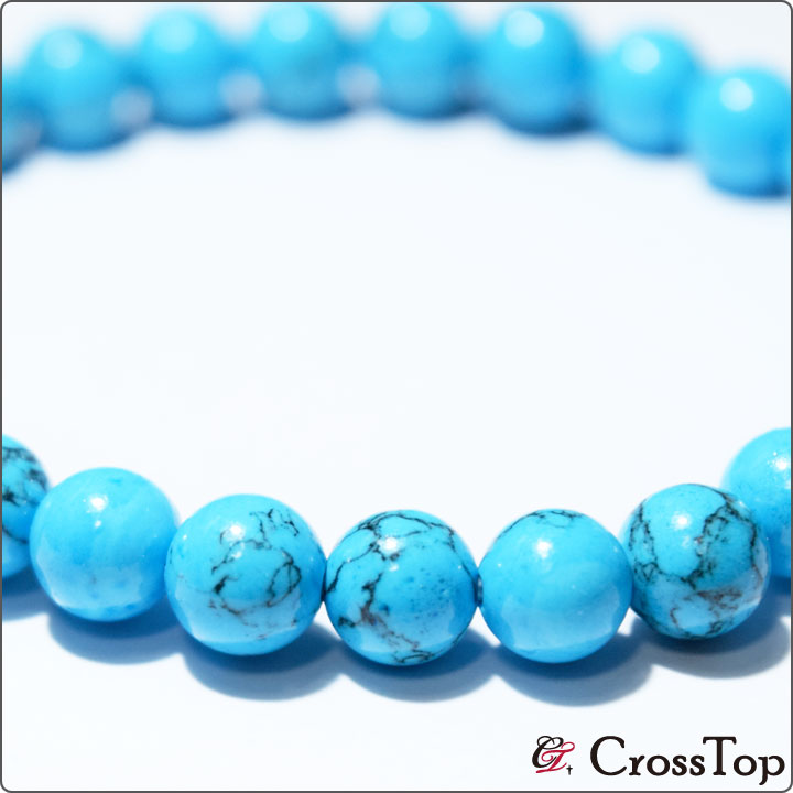 楽天市場】ターコイズ ブレスレット 6mm 天然石 パワーストーン