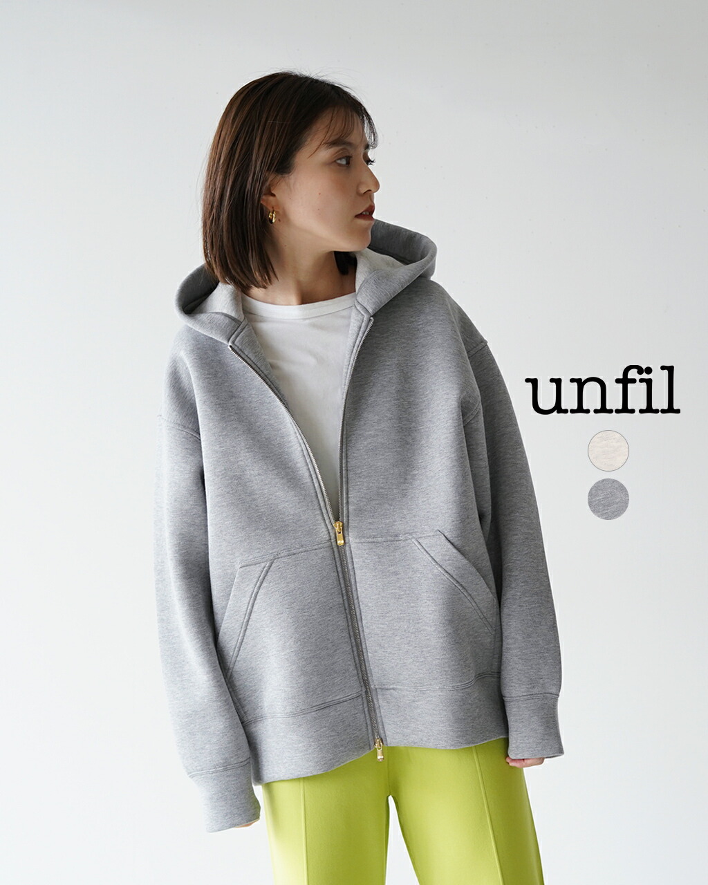 楽天市場】アンフィル unfil ダブル フェイス ジャージー オーバー