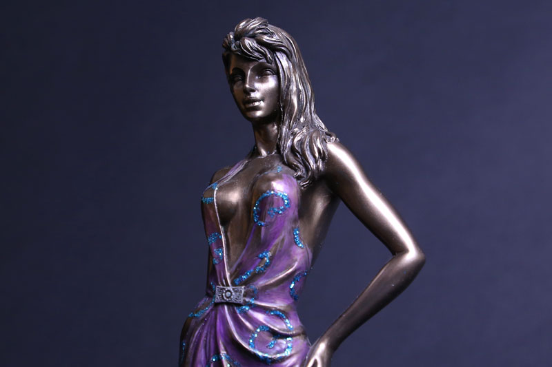 楽天市場】【在庫限り！売り尽くしSALE】ブロンズ像 置物 女性 女性の