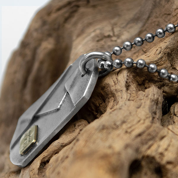 楽天市場】BRASS 真鍮 Silver925 ドッグタグ 認識票 ペンダント