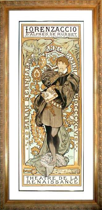 楽天市場】アルフォンス ミュシャ リトグラフ ロレンザッチョ リクリー