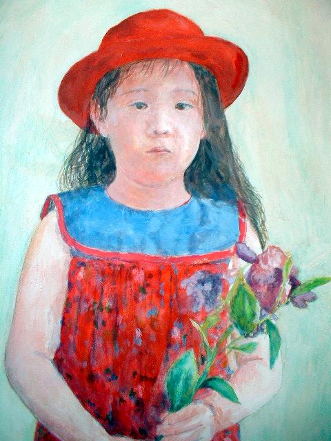 楽天市場】大津英敏 花持てる ガッシュ20号 : ギャラリーダッドアート