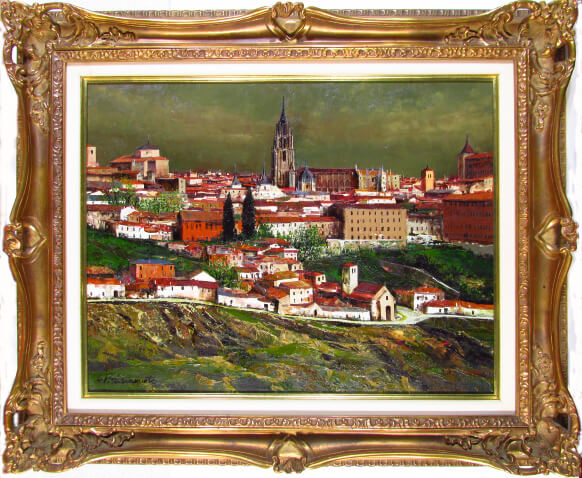 楽天市場】武本春根 古都萌芽 油彩10P : ギャラリーダッドアート