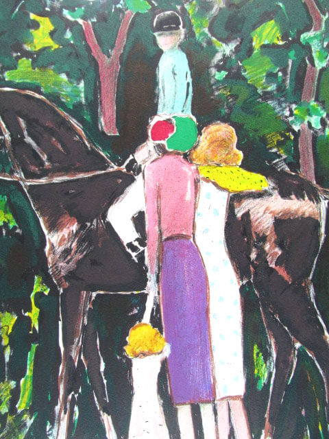 楽天市場】ジャン ピエール カシニョール リトグラフ 立ち話 2005