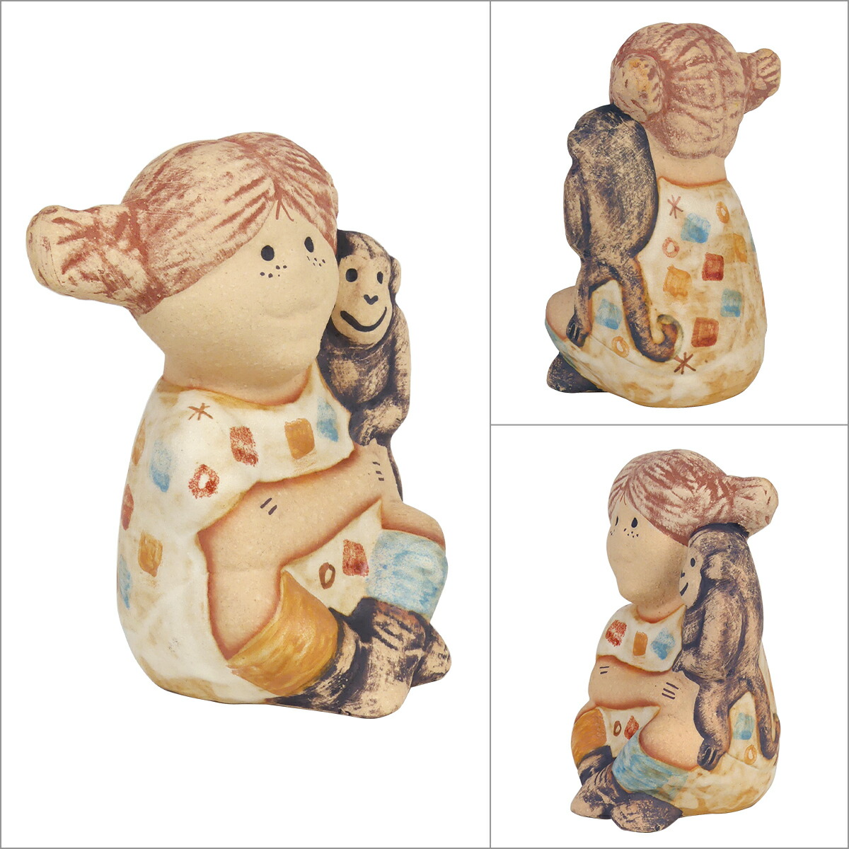 楽天市場】リサラーソン 置物 人形 長くつ下のピッピ 陶器置物1251600