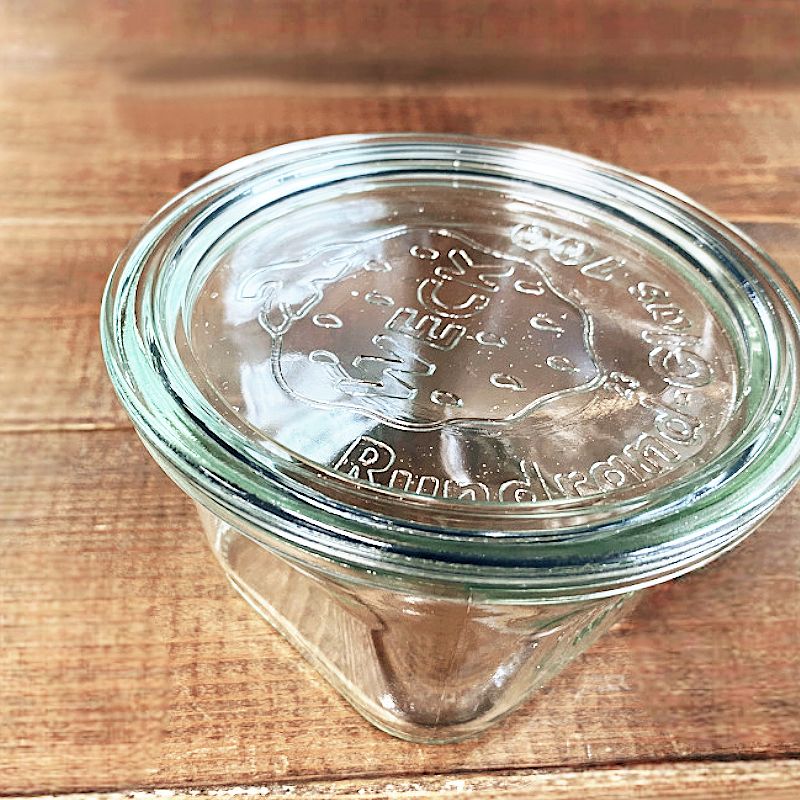 楽天市場】【ガラス容器】WECK クアドロ WE768 キャニスター 290ml L