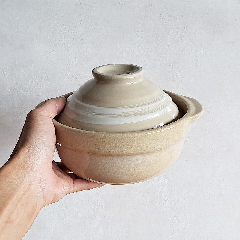 楽天市場】【土鍋・一人用】土鍋 一人用 蓋がお茶碗にもなる 土鍋 17cm