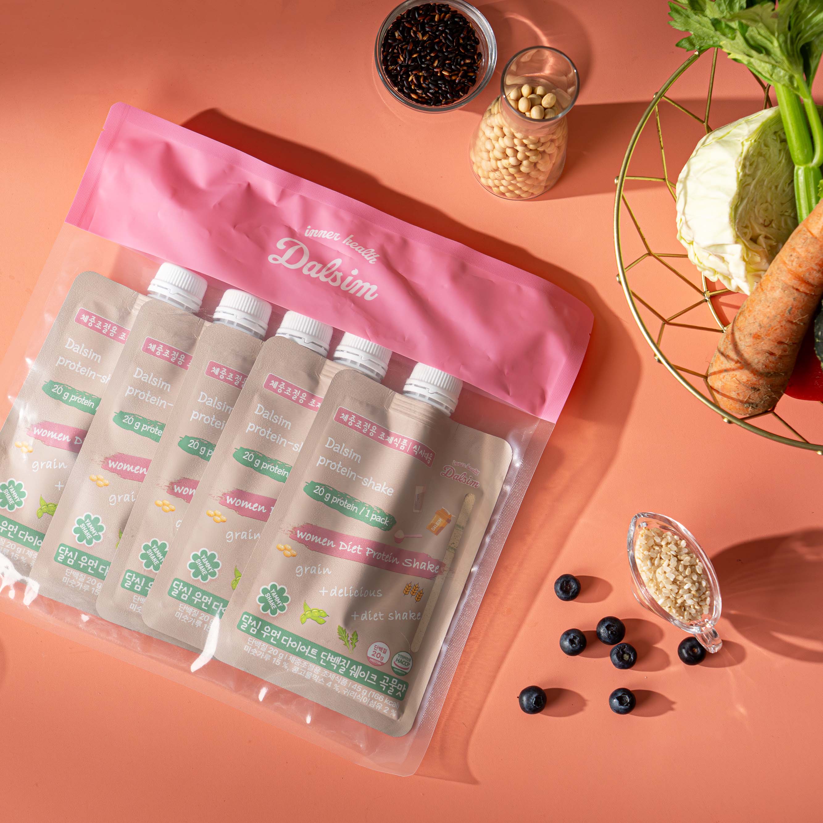 楽天市場】【パウチで洗い物いらず！!美容プロテイン10包】ダルシム