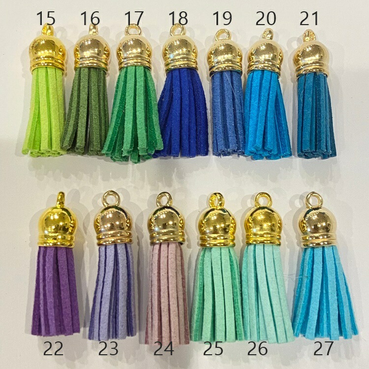 楽天市場】トップ ゴールド 38mm ミニタッセルチャーム 1本 フェルト