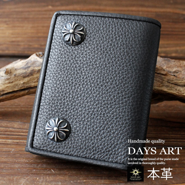 楽天市場】【期間限定クーポン発行中】3つ折り財布 レザーウォレット