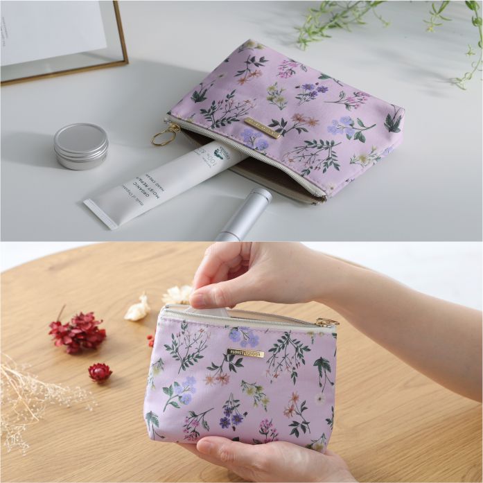 楽天市場】BASICポーチ リバティプリント 使用 15×10.5×4.5cm 小物入れ