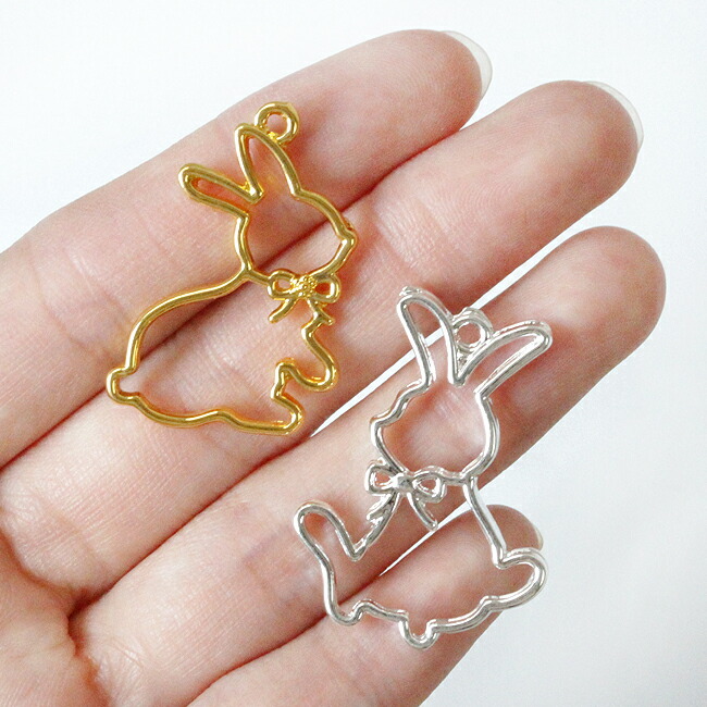 楽天市場】【レジン 枠】 5個 ウサギ レジン枠 (全4種) レジン