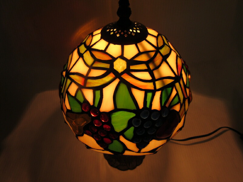 楽天市場】フルーツ☆ステンドグラス ランプ スタンドライト テーブル