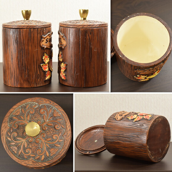 楽天市場】アンティーク セラミックキッチンキャニスタージャー