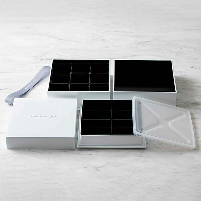 楽天市場】ディーンアンドデルーカ 三段重 & 風呂敷グレーセット