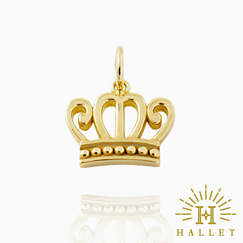 楽天市場】k18 ゴールド ネックレス ペンダントトップ 王冠 クラウン