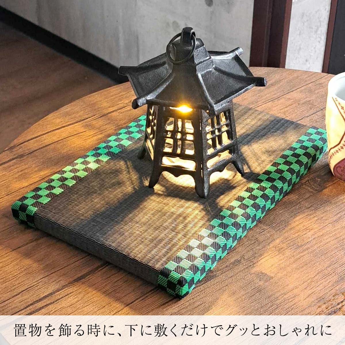 楽天市場】飾り畳 ミニ畳 小サイズ たたみ 畳表 い草表 お正月置物