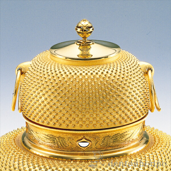 楽天市場】純金 茶釜 霰 4.5号・700g ( 木札名入れ有料 高級