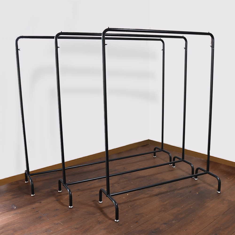 楽天市場】組立式 ハンガーラック 固定式 スチール製 マットブラック