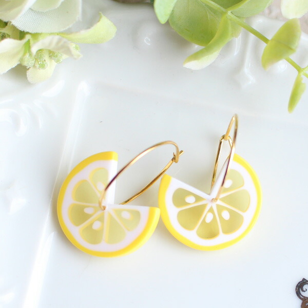 楽天市場】レモン ピアスの通販
