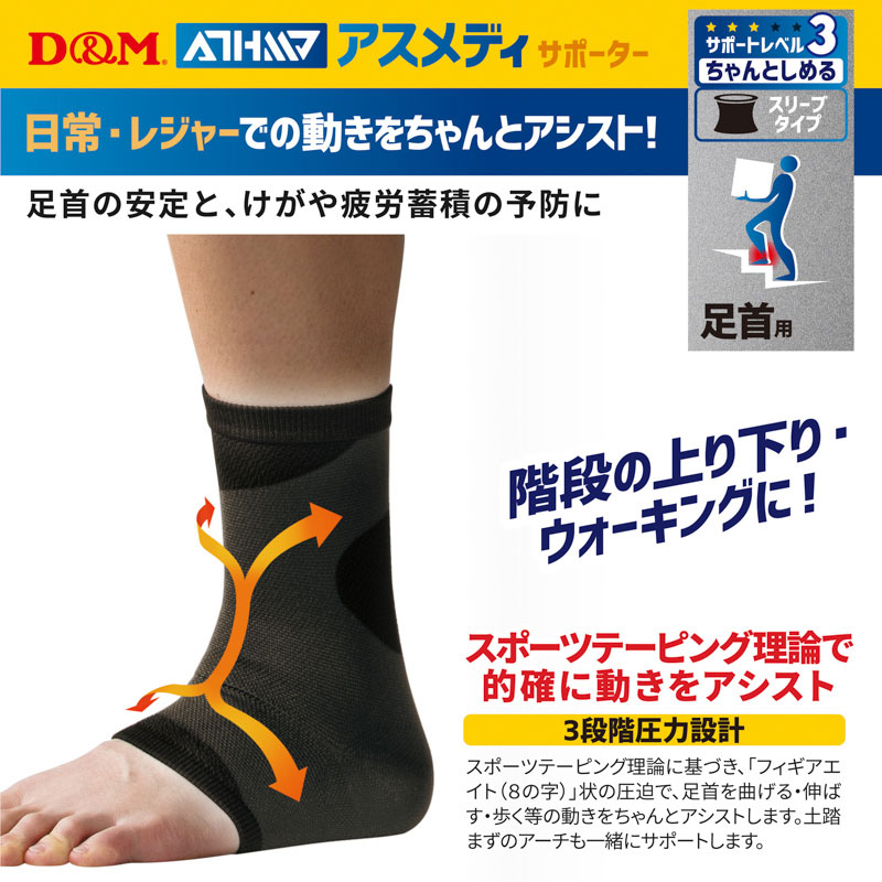 楽天市場】足首サポーター ちゃんとしめる スリーブタイプ 足首用