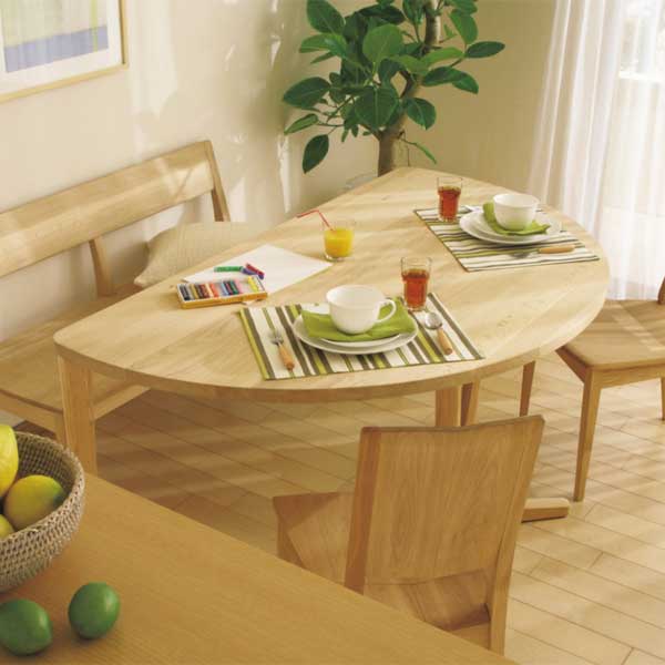 楽天市場】カリモク 半円 テーブルの通販