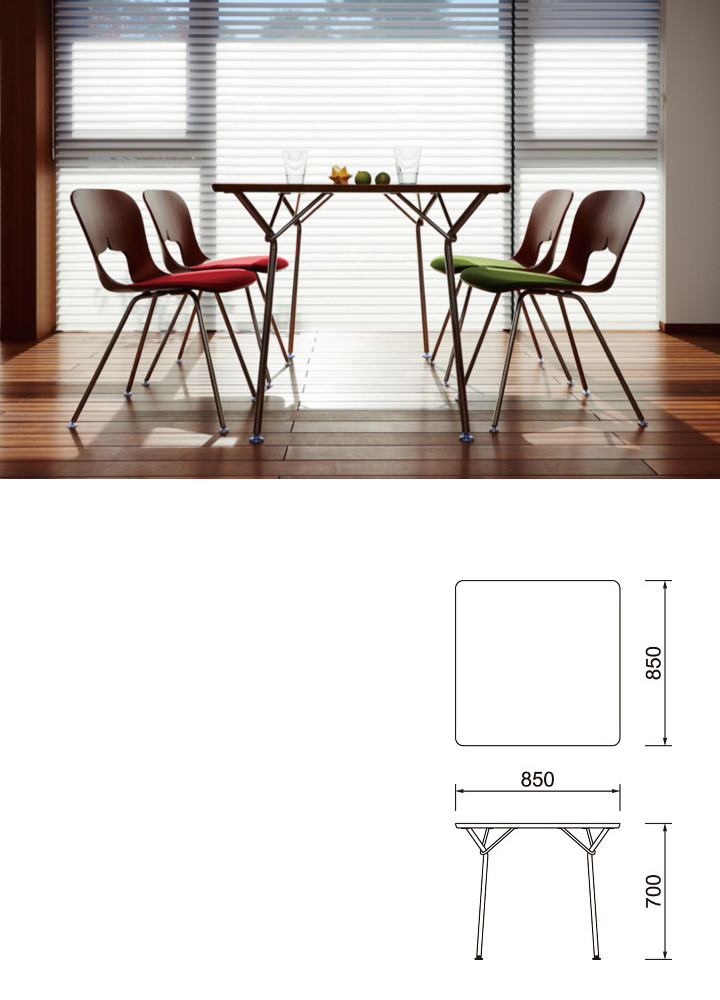 楽天市場】天童木工柳デザイン研究会 YANAGIDESIGNテーブルT-2729SP