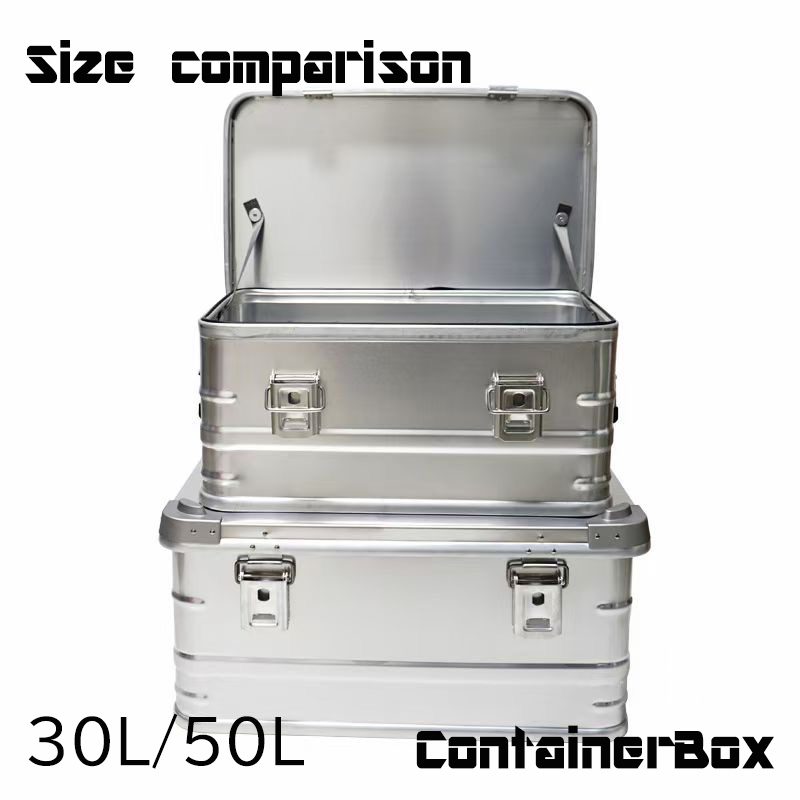 楽天市場】☆CHANODUG OUTDOOR☆スタッキング アルミ コンテナボックス