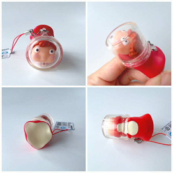 楽天市場】ジブリ グッズ 崖の上のポニョ ソフビホルダー 瓶にすっぽり