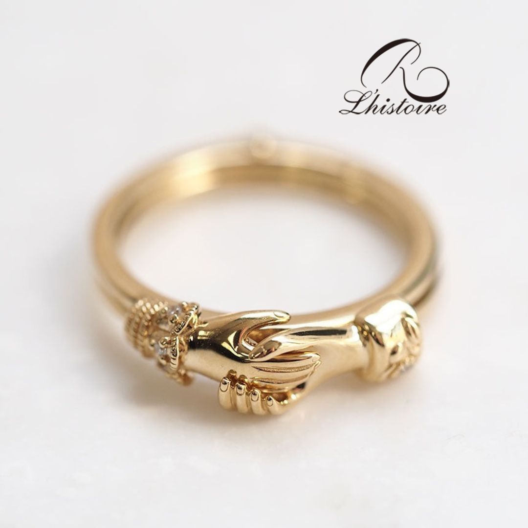 楽天市場】【碌山】リストワール K18またはK10YG Fede リング