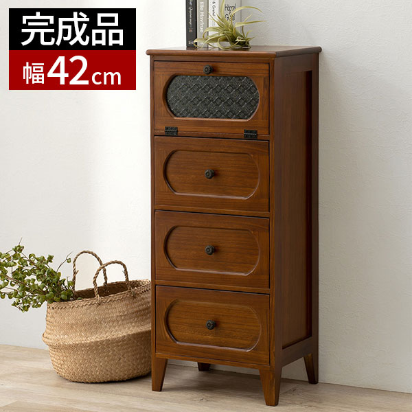 楽天市場】アンティーク風 チェスト ブラウンの通販