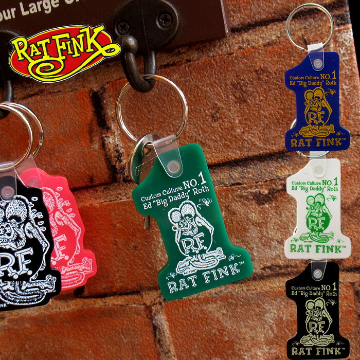 楽天市場】ラットフィンク キーホルダー キーリング 鍵 車 バイク エド