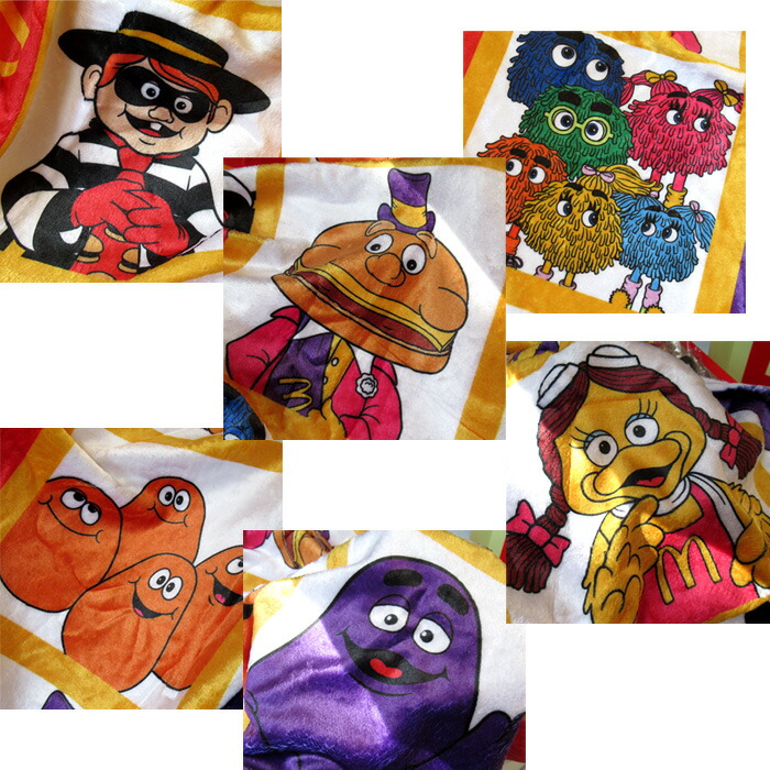 楽天市場】ブランケット マクドナルド オフィシャルグッズ 大判 膝掛け