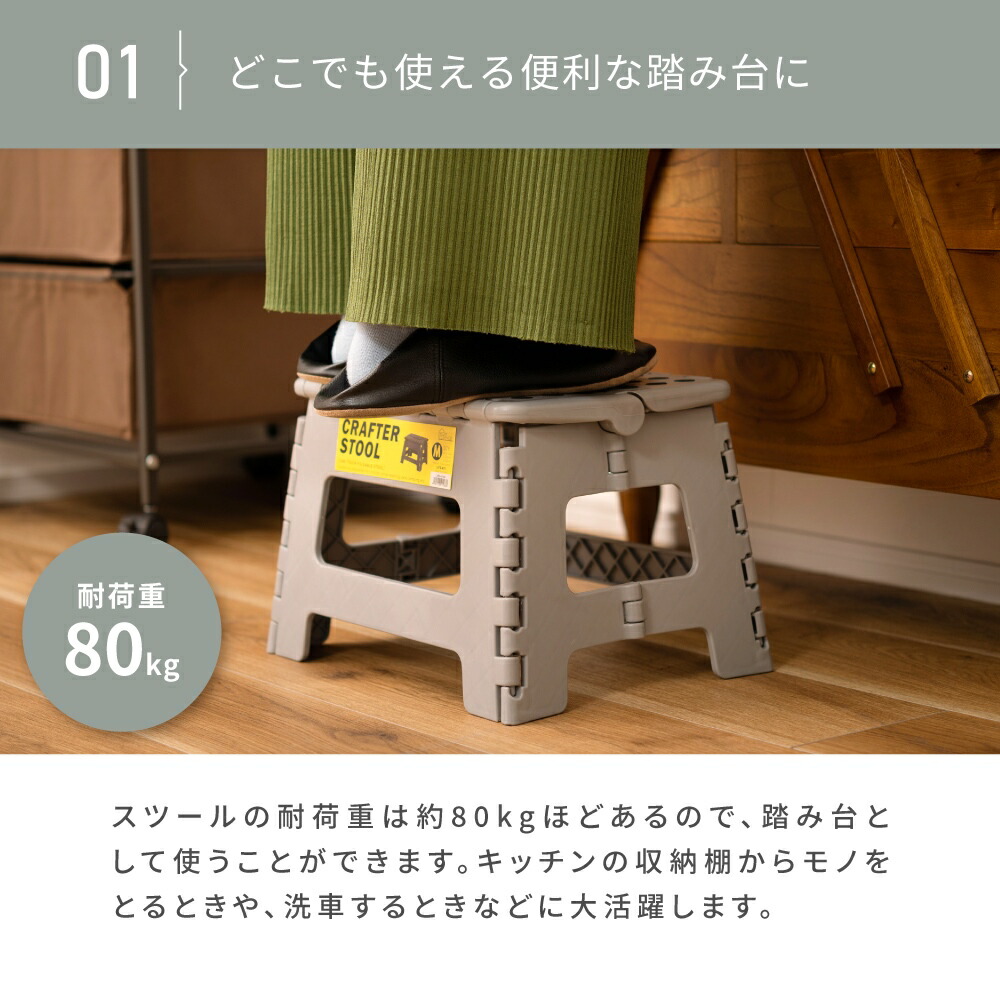 楽天市場】踏み台 脚立 折りたたみ スツール ステップ台 子供 洗面所