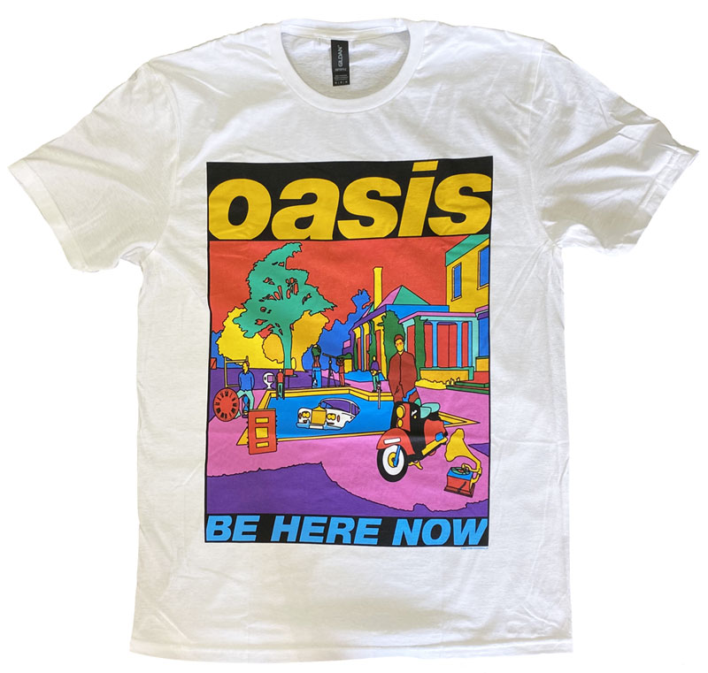 楽天市場】オアシス・OASIS・BE HERE NOW ILLUSTRATION・イエローロゴ
