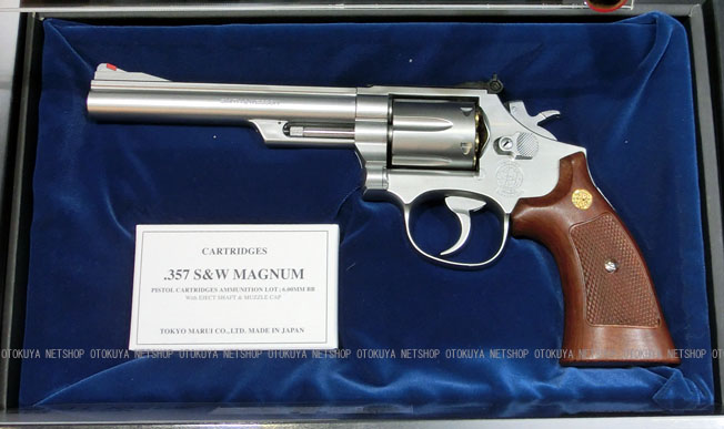 楽天市場】ガスリボルバー S&W M66 6インチ ステンレスモデル【東京