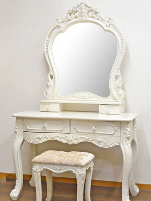 楽天市場】送料無料 アウトレット特価品 ロココ ドレッサー3点セット