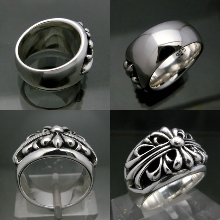 楽天市場】フローラルゴシッククロスリング シルバー925 銀 Silver925