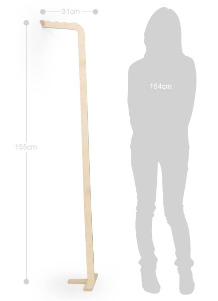 楽天市場】コートハンガー 北欧 おしゃれ スリム 木製 ハンガーラック