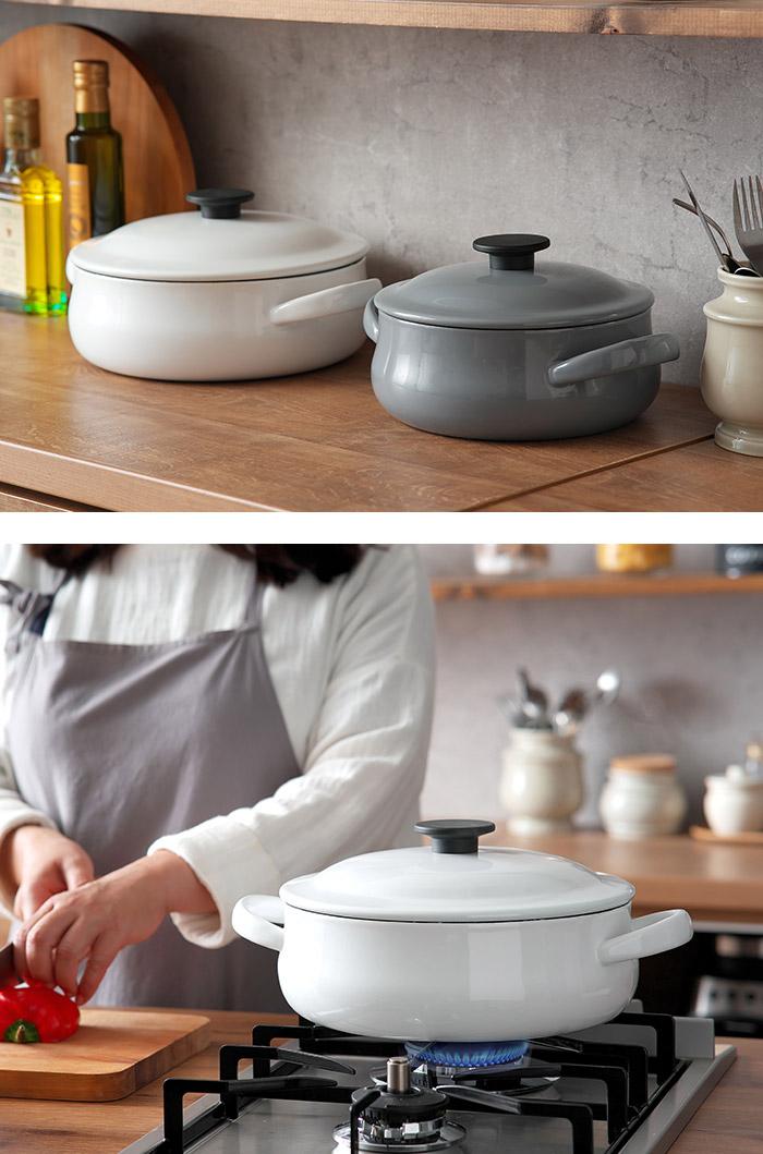 楽天市場】両手鍋 ホーロー鍋 【楽天1位】【特典付き】カレー鍋 錆び