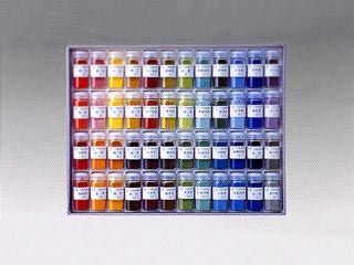 楽天市場】ナカガワ新岩絵具 48色セット桃山 10g ビン入 : 陶芸.com／e
