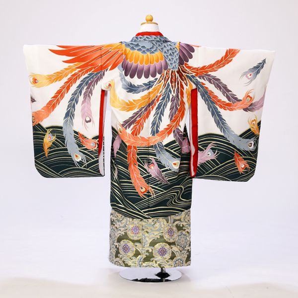 楽天市場】【レンタル】ブランド 花わらべ 羽織：白×グリーン地