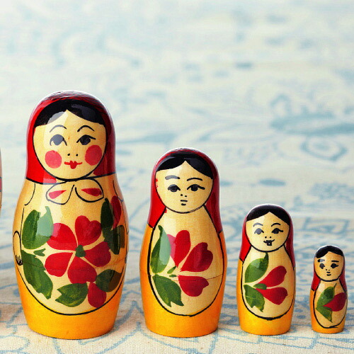 楽天市場】マトリョーシカ人形(5点セット)【ロシア お土産】｜ロシア