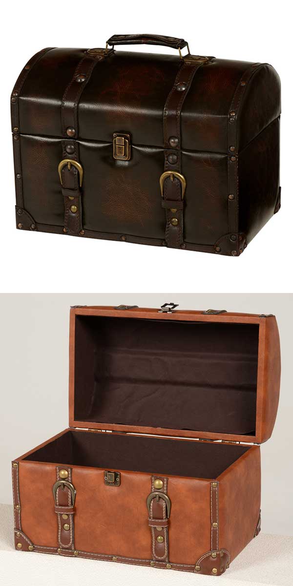 楽天市場】アンティーク風 トランクケース インテリア 収納ボックス