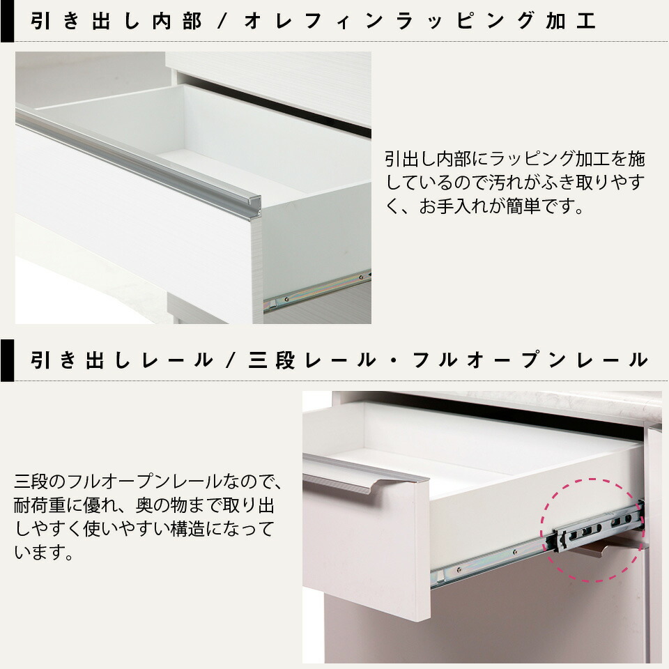 楽天市場】レンジ台 レンジボード レンジカウンター Bタイプ 幅70 奥行