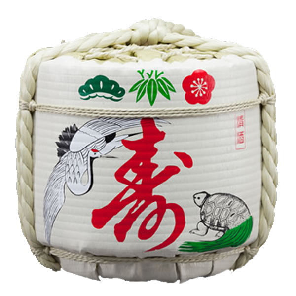 楽天市場】菰樽 鶴亀・寿/鏡開き 樽のみ 結婚式 創立記念 開業記念